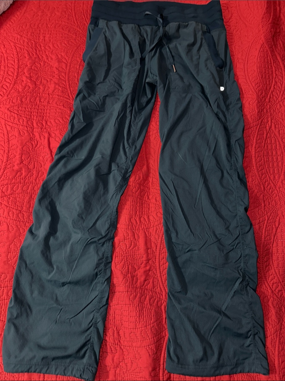 Dark Teal Lululemon dance studio Pants size 10